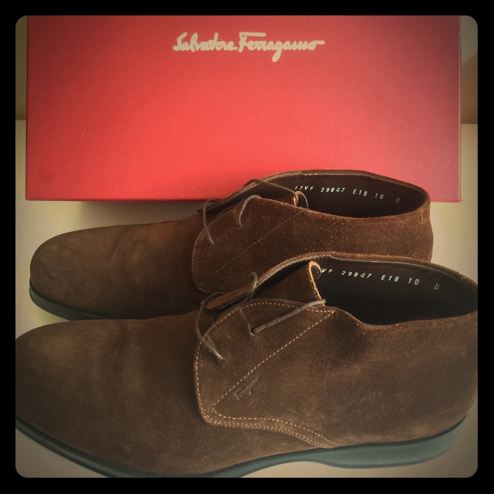 Boots suede “Noe model” Salvatore Ferragamo